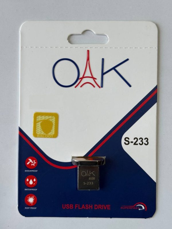 فلش مموری FLASH OAK S-233 ظرفیت 32 گیگابایت USB 2.0 | طراحی مدرن و بادوام