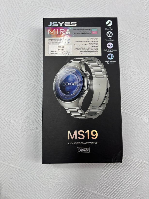 ساعت هوشمند JSYES اورجینال مدل MS19