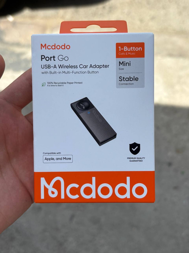 دانگل بلوتوث خودرو مکدودو مدل Mcdodo Port Go OT-825
