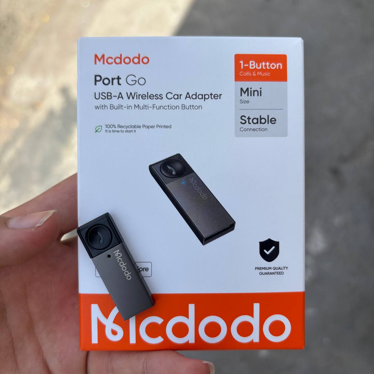 دانگل بلوتوث خودرو مک‌دودو مدل Mcdodo Port Go OT-825