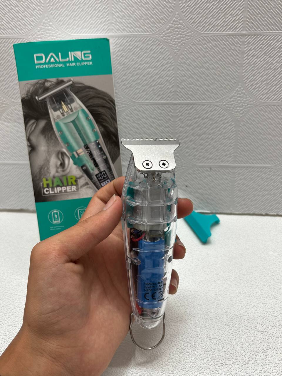 ماشین اصلاح و خط زن حرفه ای دالینگ (DALING) مدل DL-1631 بدنه شفاف