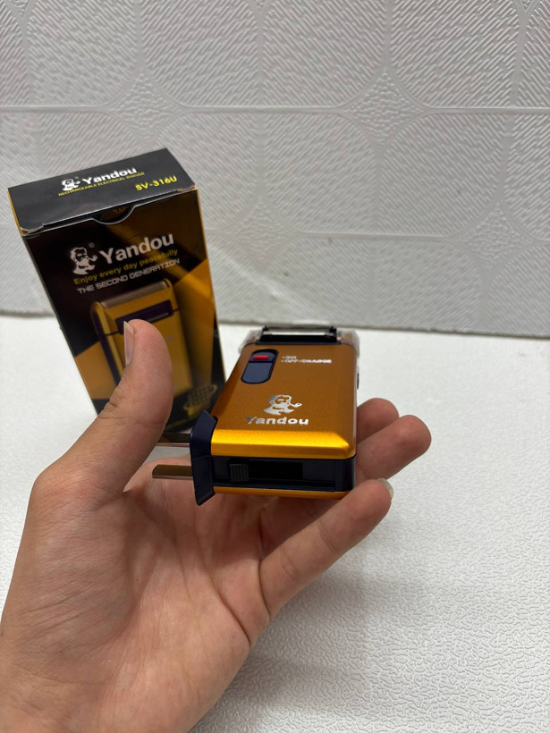 شیور و ریش تراش جیبی یاندو (Yandou) مدل SV-316U طلایی