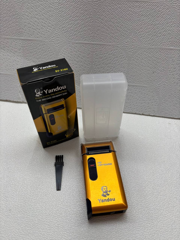 شیور و ریش تراش جیبی یاندو (Yandou) مدل SV-316U طلایی