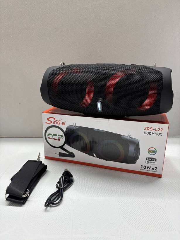 اسپیکر بلوتوثی پرتابل سینگ ای (Sing-e) مدل ZQS-L22 BOOMBOX