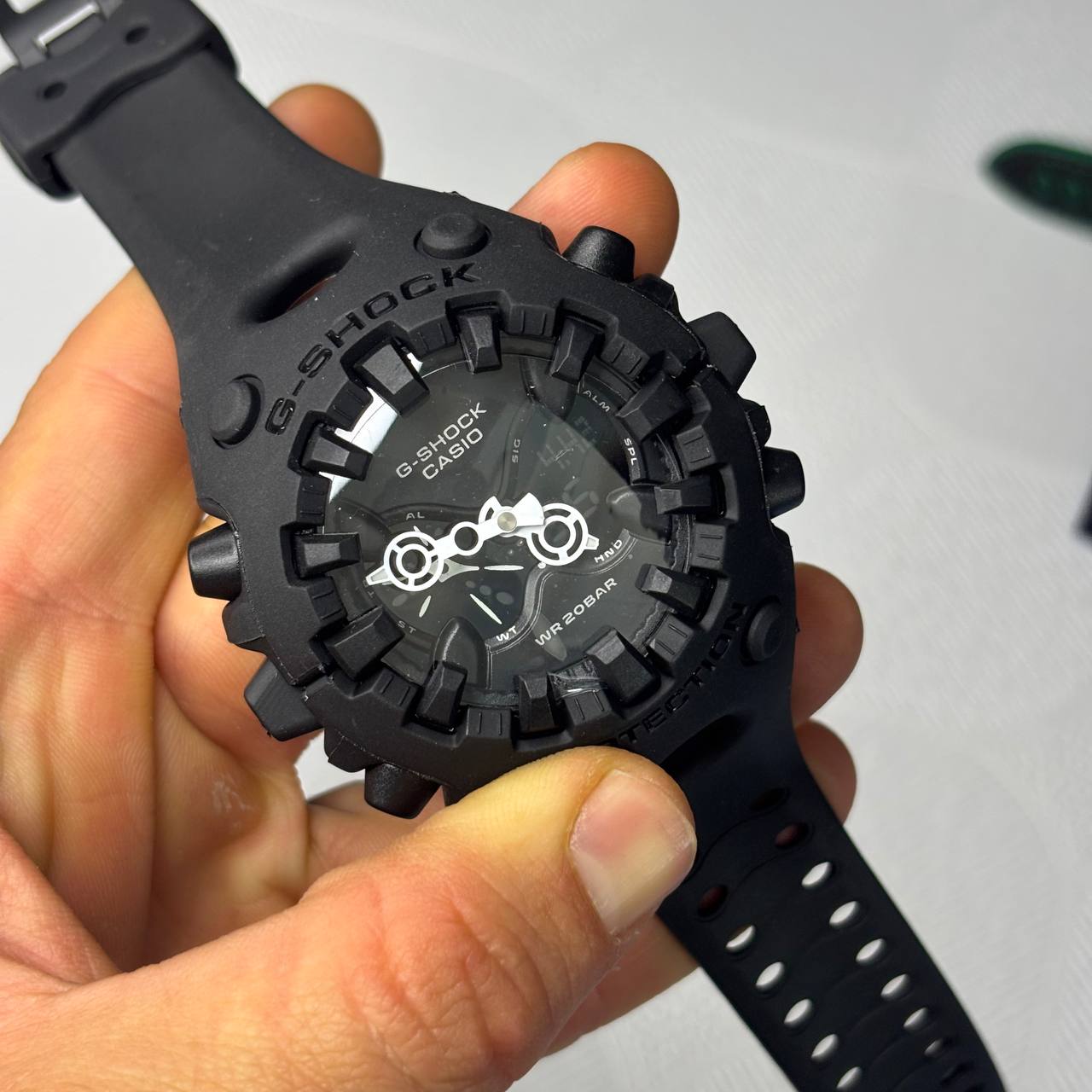 ساعت مچی اسپرت طرح جی‌شوک G-Shock مدل تمام مشکی تاکتیکال