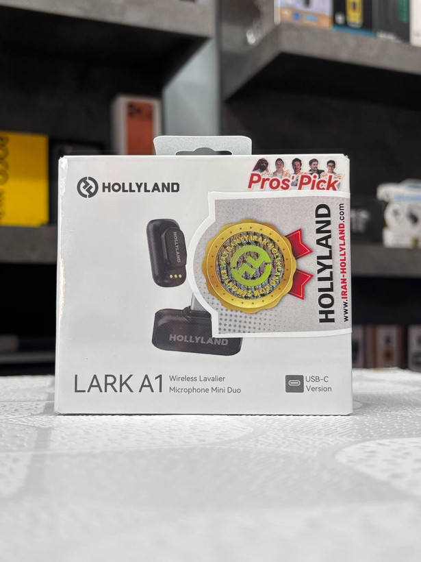 میکروفون بیسیم یقه ای دو کاربره هولیلند Hollyland LARK A1 Mini Duo تایپ سی