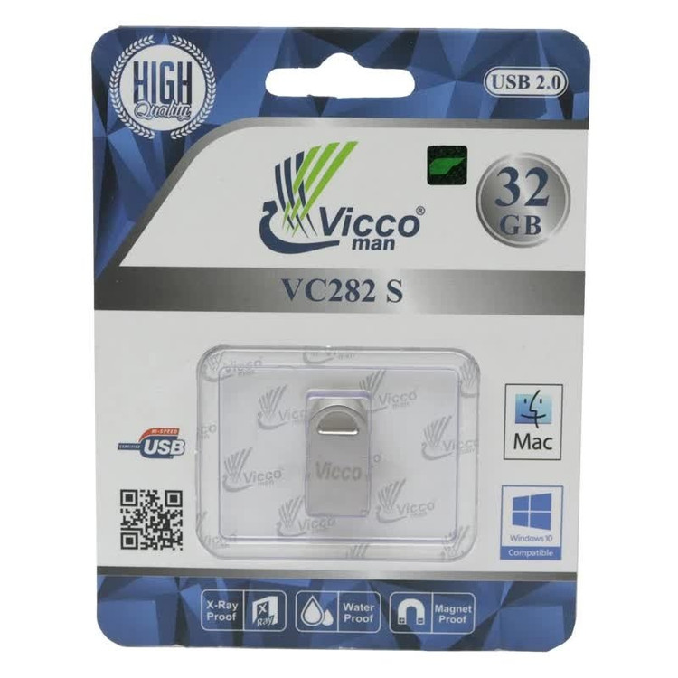 فلش مموری ۳۲ گیگابایت ویکو من مدل Vicco man VC282 S USB 2.0