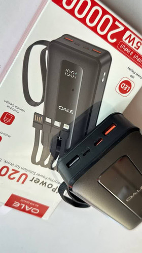 پاوربانک 22.5 وات اوالی مدل ipower u20000 ظرفیت 20000 میلی آمپرساعت