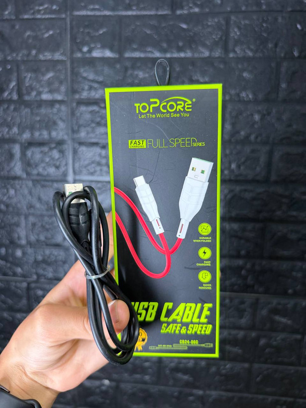 کابل تبدیل USB به Type-C تاپ کور مدل TOPCORE CB24-06C