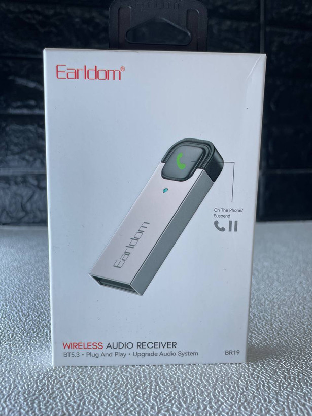 دانگل گیرنده بلوتوث صوتی ارلدوم Earldom BR19 (بلوتوث 5.3)