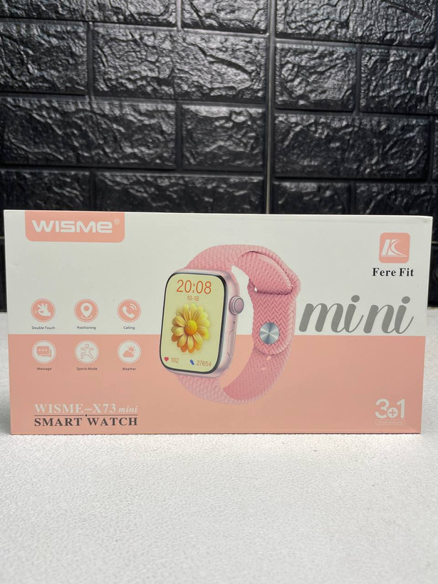 ساعت هوشمند 36 میلی متری ویسمی مدل X73 Mini با بند سیلیکونی