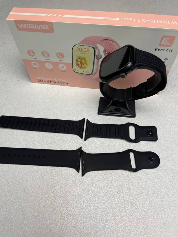 ساعت هوشمند 36 میلی متری ویسمی مدل X73 Mini با بند سیلیکونی