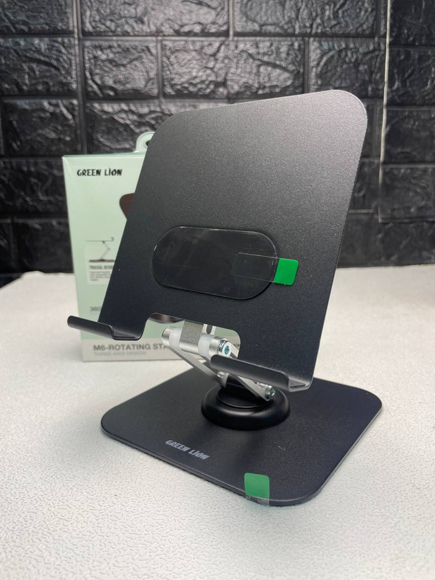 ستند موبایل Green Lion M6-Rotating Stand Three-Axis Design – Black