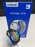 ساعت هوشمند wisme x78 صحفه گرد به همراه سه بند