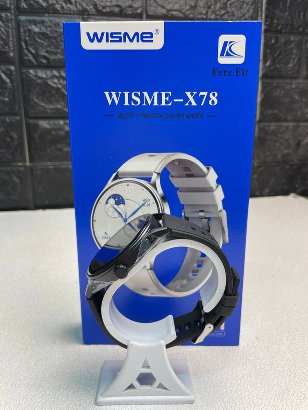 ساعت هوشمند wisme x78 صحفه گرد به همراه سه بند