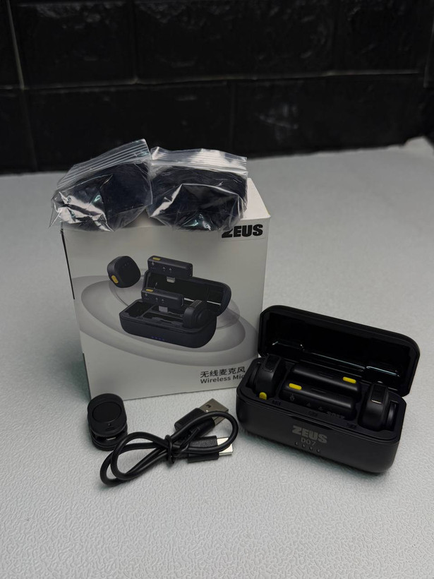 میکروفن یقهای بیسیم مدل SX27 با درگاه USB Type-C و لایتنینگ، دارای قابلیت کاهش نویز